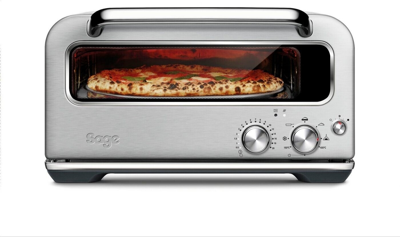 فر برقی گریل پیتزا سیج آلمان  مدل Sage The Smart Oven Pizzaiolo SPZ820BSS4EEU1 - امکان پخت سریع و حرفه‌ ای
